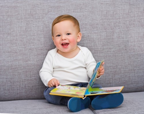 Baby Boy with Book