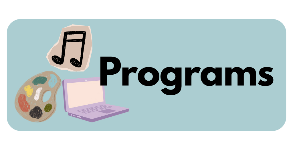 graphic that reads "Programs"