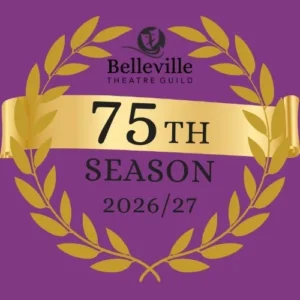 Belleville Theatre Guild logo with the wording 75th Seasons 2026/27